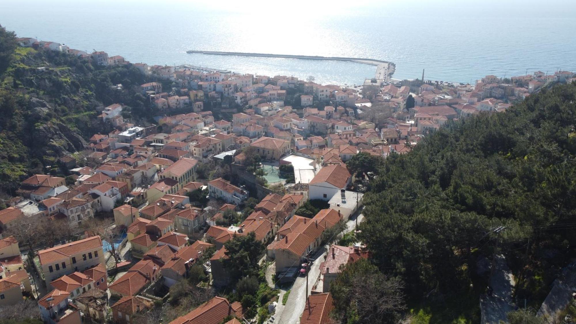 Mary'S Villas Plomari Bagian luar foto